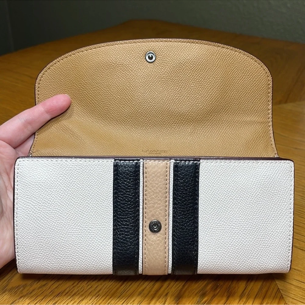 COACH Slim Envelope Wallet with Coach Bear - Picture 11 of 16